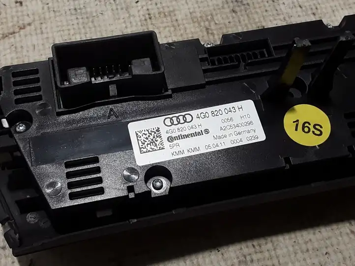 Audi A7 S7 4G (2010 - 2014) 4G0820043H Блок управления кондиционером — фото 3