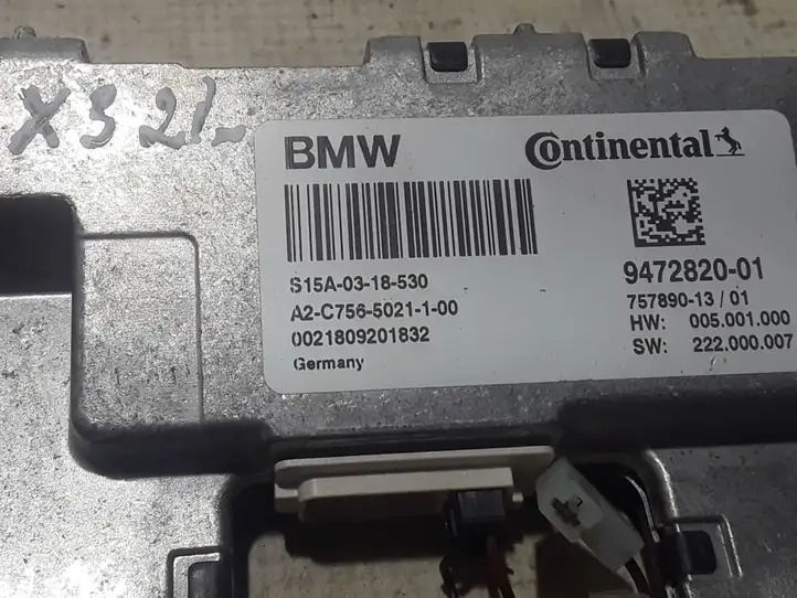 BMW X3 G01 (2018 - 2024) 9472820 Камера в лобовом стекле — фото 2
