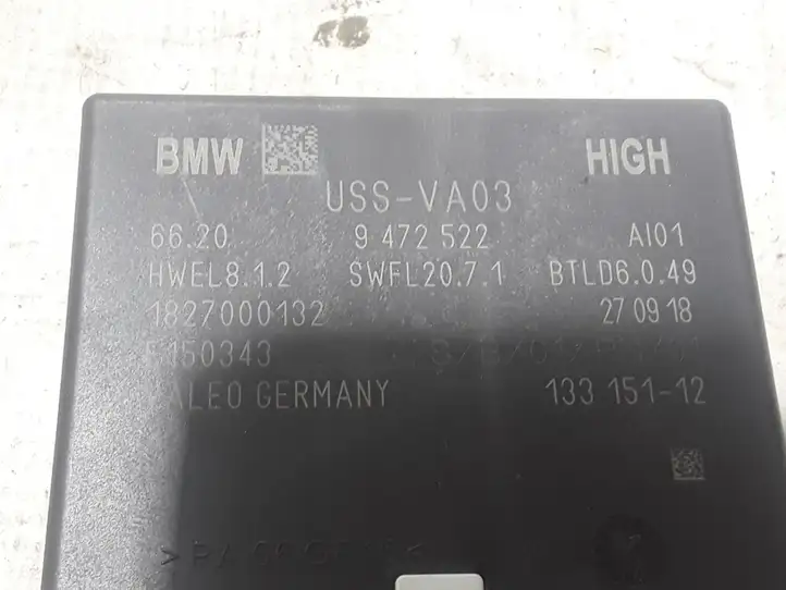 BMW X3 G01 (2018 - 2024) 9472522 Блок управления парктрониками — фото 2
