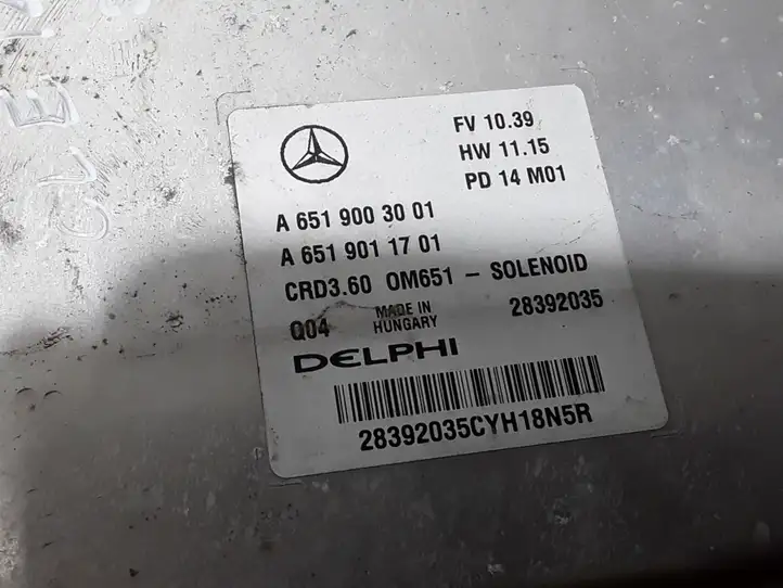 Mercedes-Benz CLA C117,X117,W117 (2013 - 2019) A6519003001 Блок управления двигателем (ЭБУ) — фото 3
