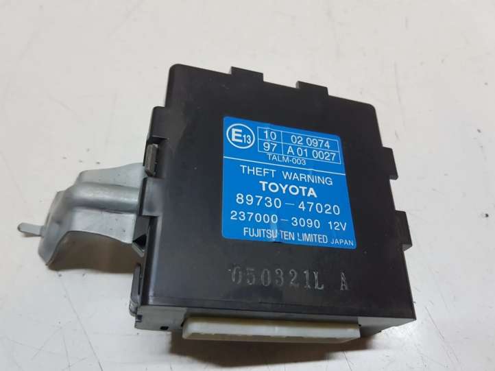 8973047020 Toyota Prius (XW20) Signalizacijos valdymo blokas