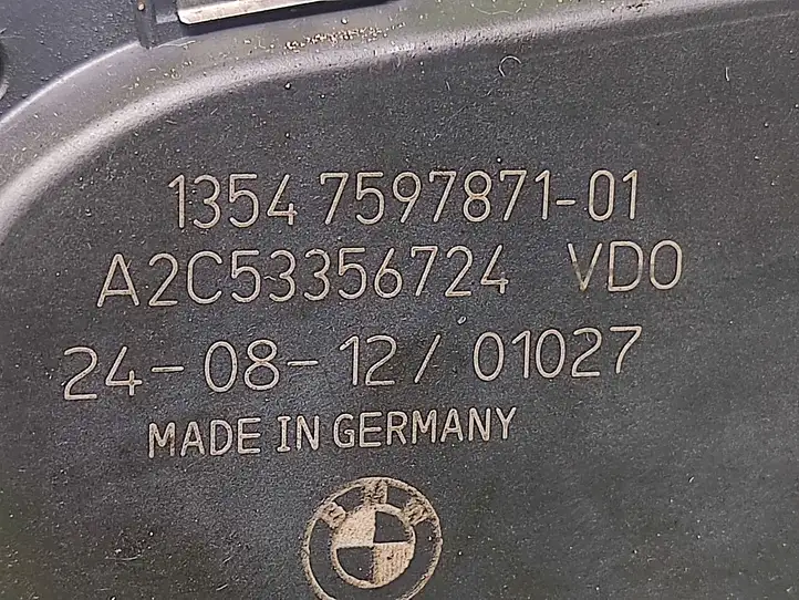 BMW 5 F10 F11 (2009 - 2016) 7597871 Дроссельная заслонка — фото 3