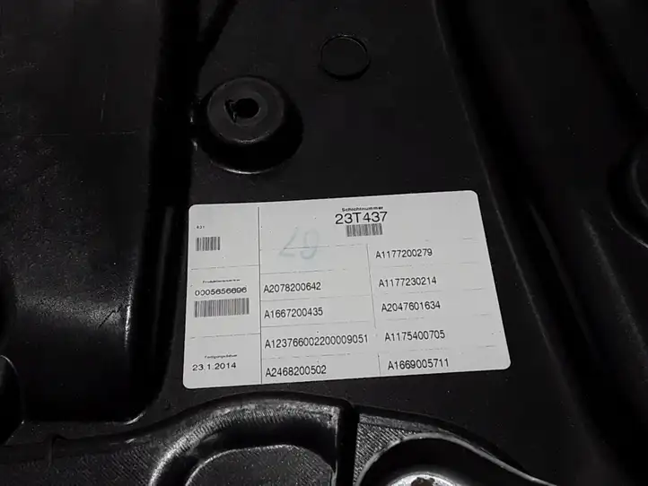 Mercedes-Benz CLA C117,X117,W117 (2013 - 2019) A1177200279 Стеклоподъемник передней двери (без мотора) — фото 3