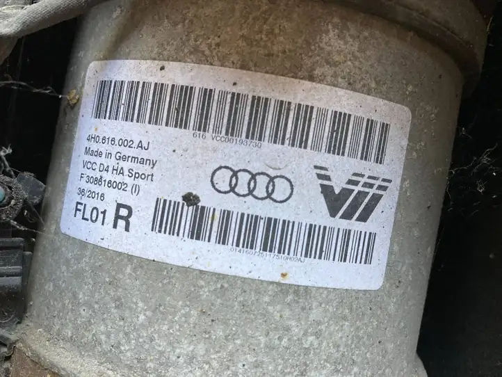 Audi A8 S8 D4 4H (2010 - 2014) 4H0616002AJ Задняя пневмостойка — фото 3