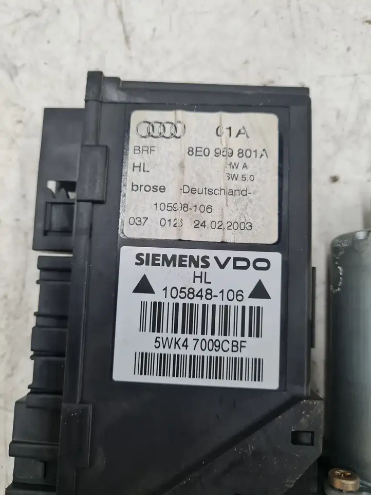 Audi A4 S4 B6 8E 8H (2000 - 2006) 8E1959801A Стеклоподъемник задней двери — фото 2