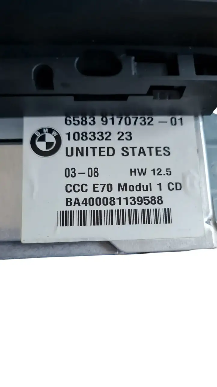 BMW X5M E70 (2010 - 2013) 65839170732 Магнитола / мультимедийная система — фото 7