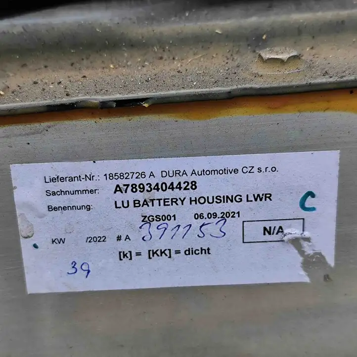 Mercedes-Benz EQB (2021 - ) A2433400703 Аккумулятор гибридного / электрического автомобиля — фото 8
