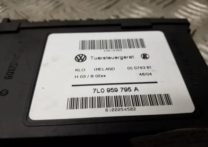 Volkswagen Touareg I (2002 - 2010) 7L0959795A Стеклоподъемник задней двери — фото 5