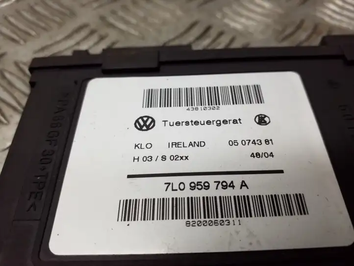 Volkswagen Touareg I (2002 - 2010) 7L0959794A Стеклоподъемник задней двери — фото 2