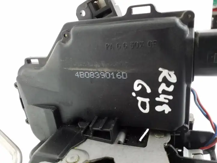 Audi A4 S4 B6 8E 8H (2000 - 2006) 4B0839016D Замок задней двери — фото 3