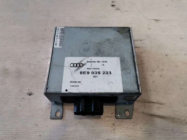 8E9035223 Audi A4 S4 B7 8E 8H Garso stiprintuvas