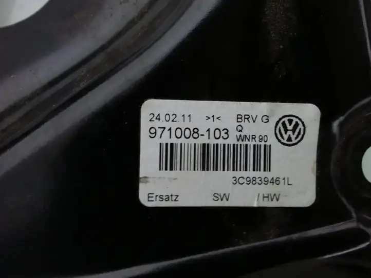 Volkswagen PASSAT B6 (2005 - 2010) 3C4839755 Стеклоподъемник передней двери (комплект) — фото 2