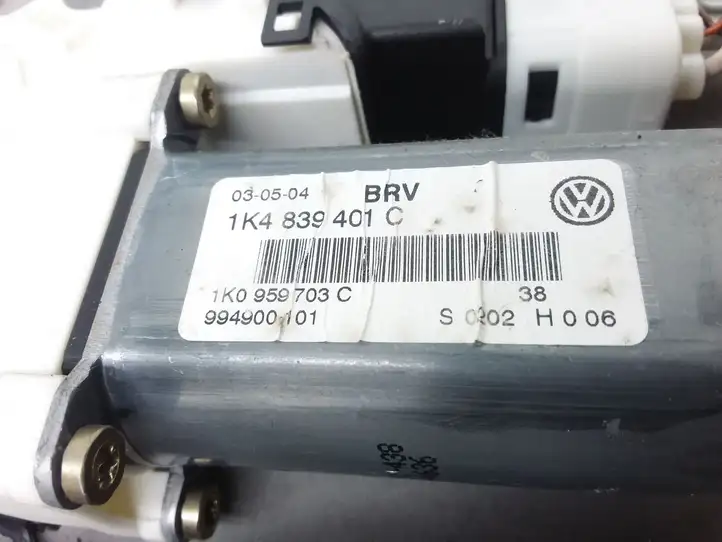 Volkswagen Golf V (2003 - 2009)  1K4839461A Передний комплект электрического механизма для подъема окна