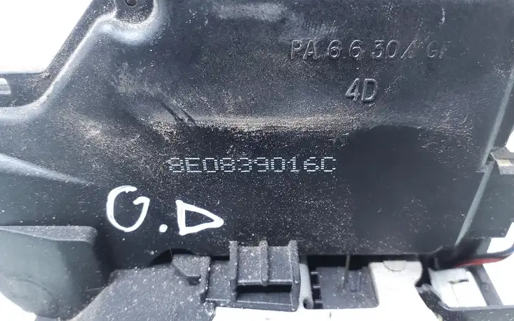Audi A4 S4 B6 8E 8H (2000 - 2006) 8E0839016C Замок задней двери — фото 5