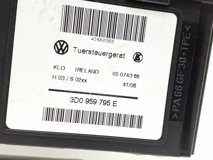 Volkswagen Touareg I (2002 - 2010) 3D0959795E Стеклоподъемник задней двери — фото 8