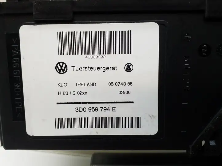 Volkswagen Touareg I (2002 - 2010) 3D0959794 Стеклоподъемник задней двери — фото 5