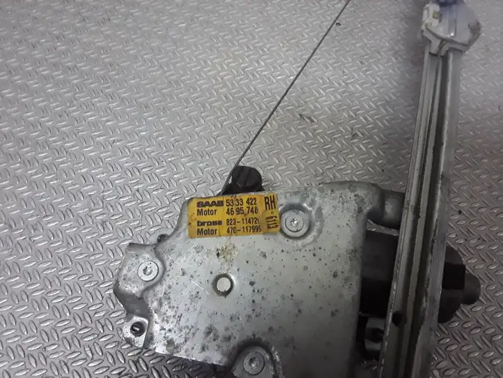 Saab 9-5 (2006 - 2010)  5333422 Передний комплект электрического механизма для подъема окна