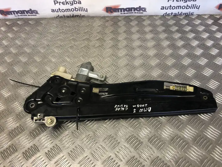 BMW 7 E65 E66 (2001 - 2008)  7024814E Передний комплект электрического механизма для подъема окна