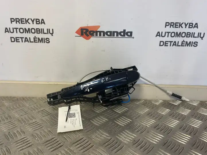 BMW 3 F30 F35 F31 (2012 - 2018) 51227332267 Наружная ручка задней двери — фото 1