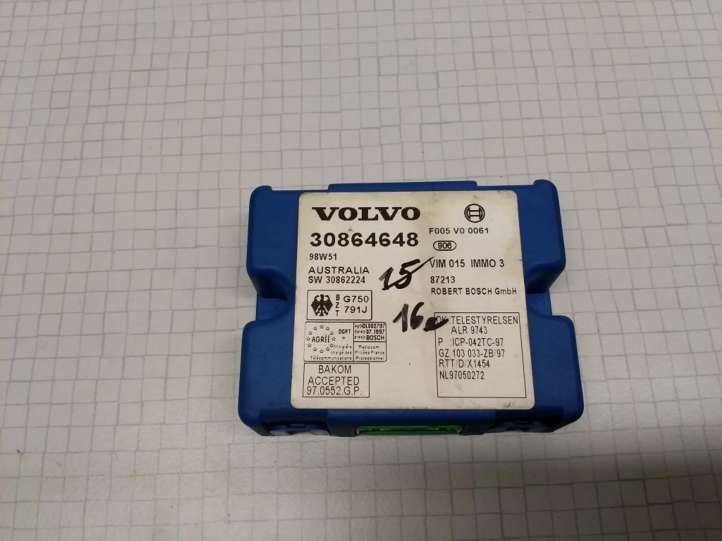 30864648 Volvo S40, V40 Imobilaizerio valdymo blokas