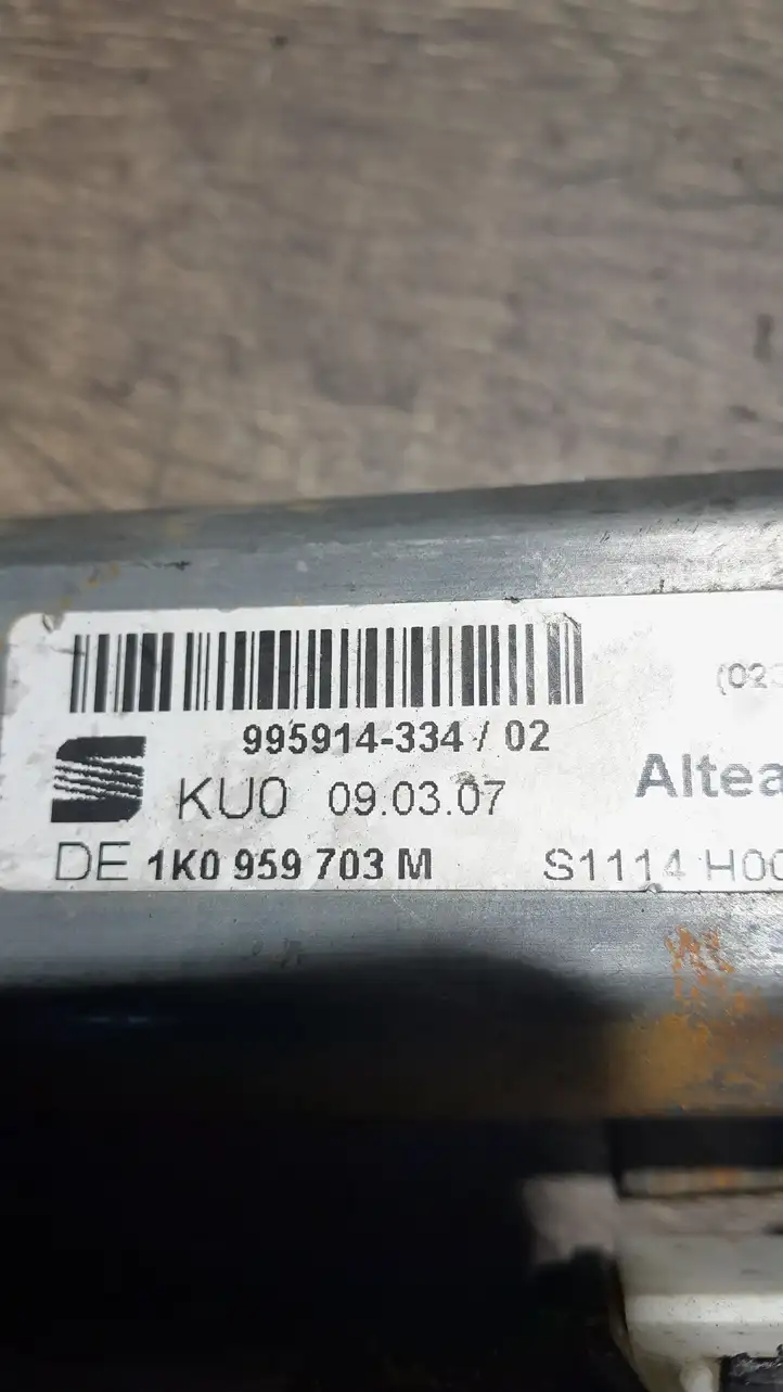 Seat Altea XL (2004 - 2015) 995914334 Стеклоподъемник задней двери — фото 2