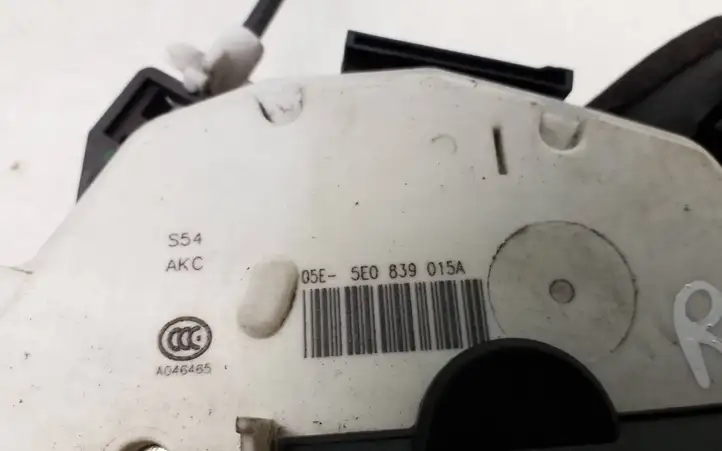 Skoda Octavia Mk3 (5E) (2013 - 2019) 5E0839015A Замок задней двери — фото 7