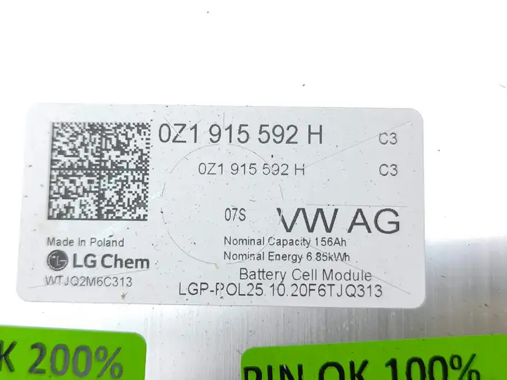 Volkswagen ID.3 (2019 - ) 0Z1915592H Модуль аккумуляторной батареи гибридного автомобиля / электромобиля — фото 6