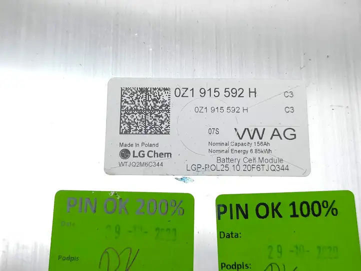 Volkswagen ID.3 (2019 - ) 0Z1915592H Модуль аккумуляторной батареи гибридного автомобиля / электромобиля — фото 7