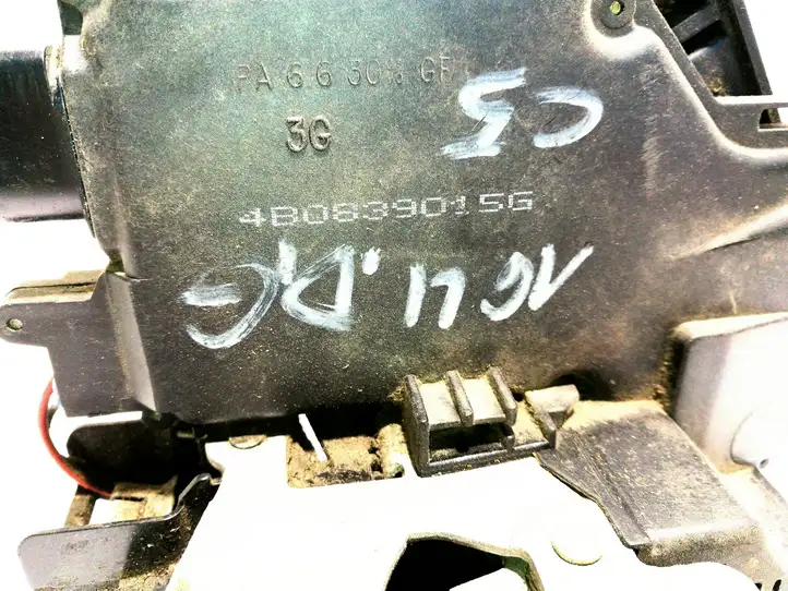 Audi A6 S6 C5 4B (2001 - 2004) 4B0839015G Замок задней двери — фото 5