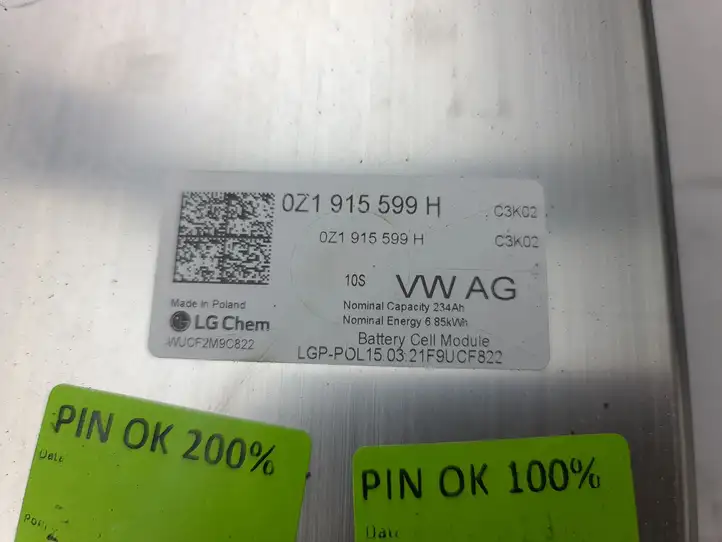 Volkswagen ID.3 (2019 - ) 0Z1915599H Модуль аккумуляторной батареи гибридного автомобиля / электромобиля — фото 6