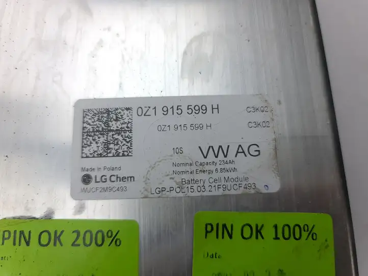 Volkswagen ID.3 (2019 - ) 0Z1915599H Модуль аккумуляторной батареи гибридного автомобиля / электромобиля — фото 6