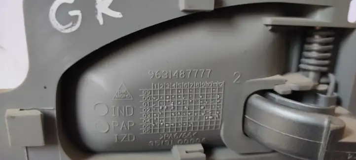 Citroen Xsara Picasso (1999 - 2012) 9631487777 Внутренняя ручка задней двери — фото 4
