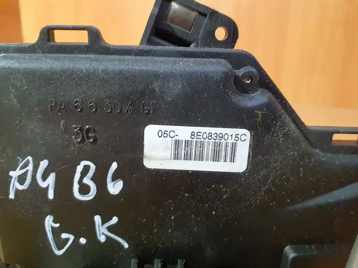 Audi A4 S4 B6 8E 8H (2000 - 2006) 8E0839015C Замок задней двери — фото 4