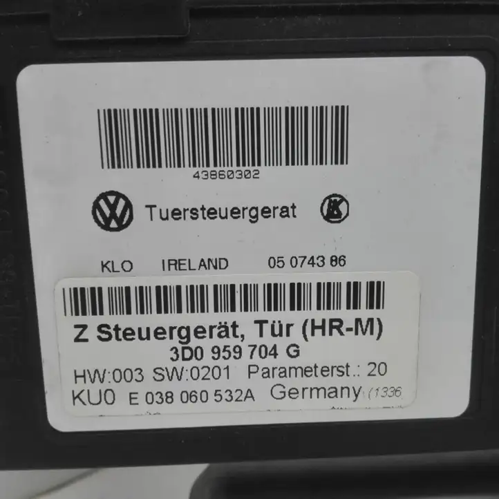 Volkswagen Phaeton (2002 - 2008) 3D0959704G Стеклоподъемник задней двери — фото 4
