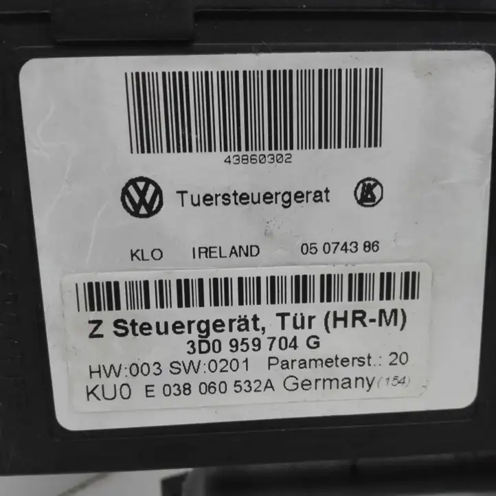 Volkswagen Phaeton (2002 - 2008) 3D0959704G Стеклоподъемник задней двери — фото 5