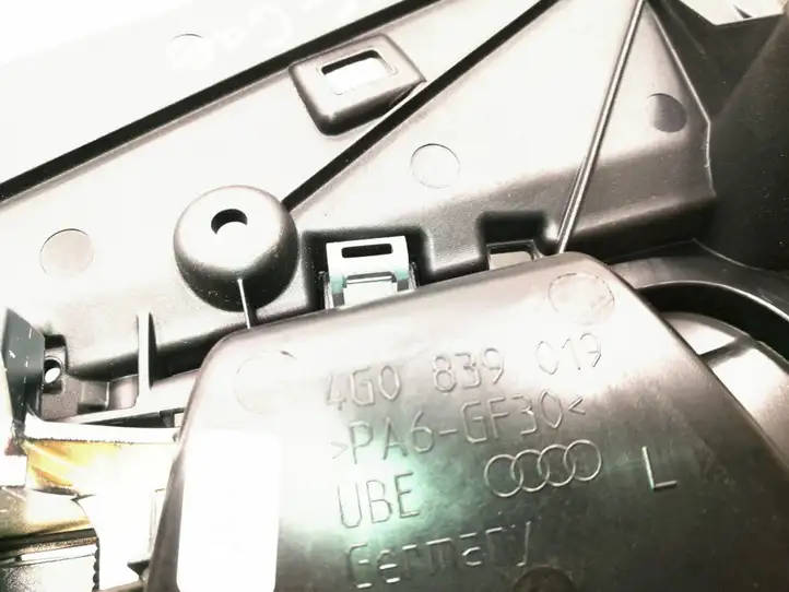 Audi A6 C7 (2011 - 2014) 4G0839019 Внутренняя ручка задней двери — фото 3