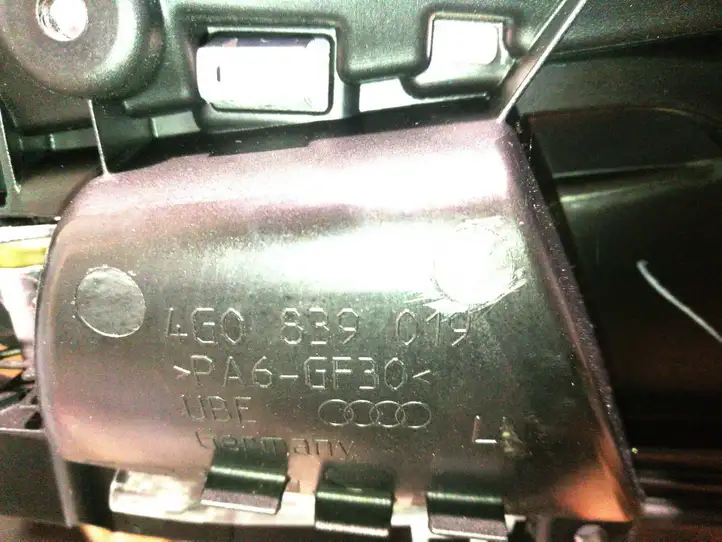 Audi A6 Allroad C7 (2012 - 2014) 4G0839019 Внутренняя ручка задней двери — фото 2