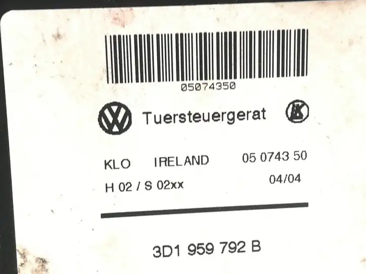 Volkswagen Touareg I (2002 - 2010) 3D1959792B Стеклоподъемник задней двери — фото 3