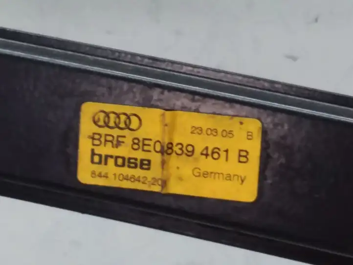 Audi A4 S4 B7 8E 8H (2004 - 2009) 8E0839461B Стеклоподъемник передней двери (комплект) — фото 2