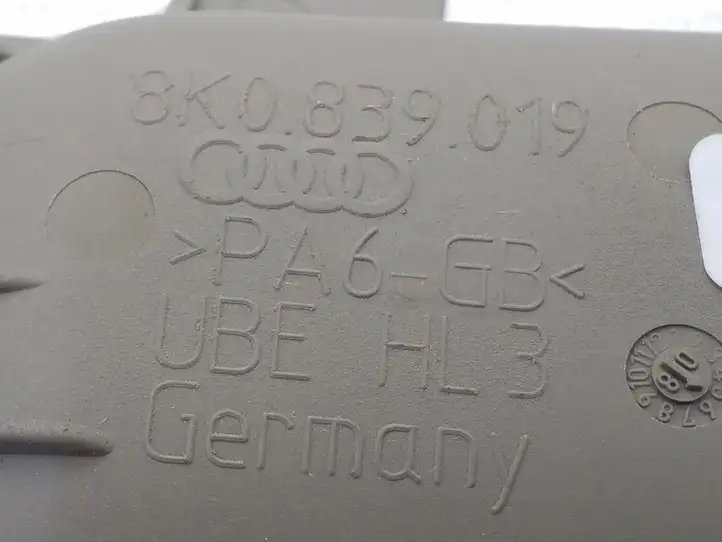 Audi A4 S4 B8 8K (2007 - 2011) 8K0839019 Внутренняя ручка задней двери — фото 4