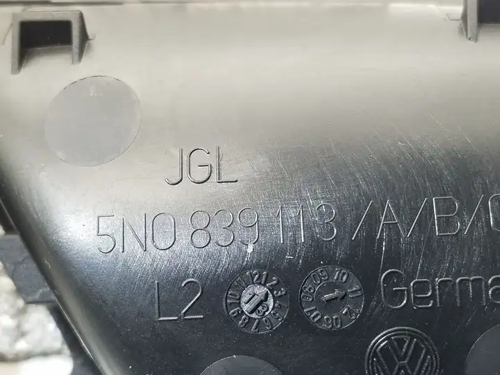 Volkswagen Jetta VI (2011 - 2018) 5N0839113 Внутренняя ручка задней двери — фото 4