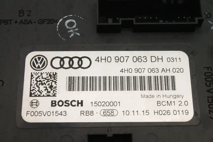 Audi A6 C7 (2014 - 2018) 4H0907063DH Модуль управления кузовом (BCM) — фото 5