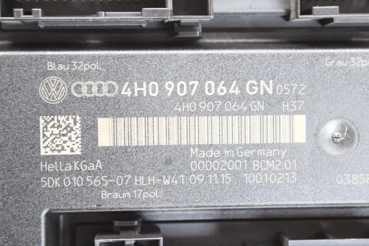 Audi A6 C7 (2014 - 2018) 4H0907064GN Модуль управления кузовом (BCM) — фото 7