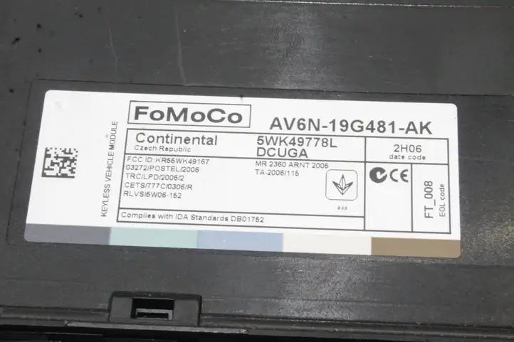 Ford Focus (2011 - 2015) AV6N19G481AK Модуль управления кузовом (BCM) — фото 7