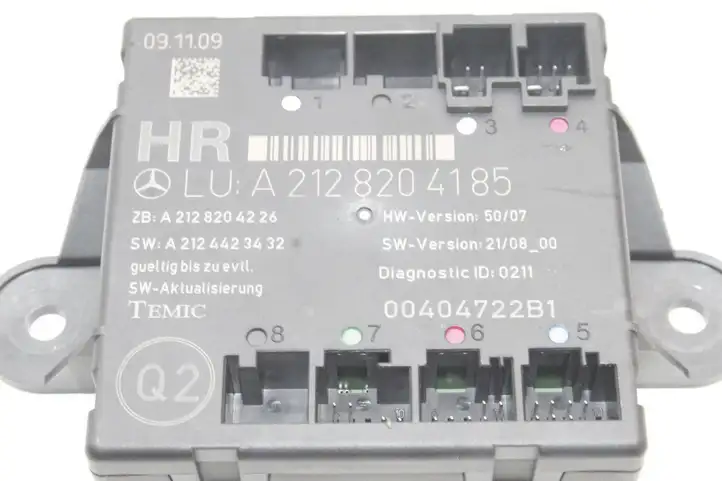 Mercedes-Benz C W204 (2007 - 2014) A2128204185 Блок управления дверью — фото 2