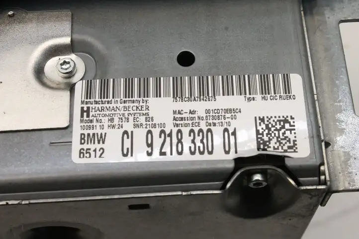BMW 3 E92 E93 (2005 - 2014) 9218330 Магнитола / мультимедийная система — фото 2