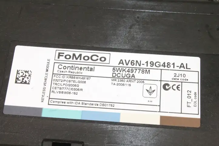 Ford Focus (2011 - 2015) AV6N19G481AL Модуль управления кузовом (BCM) — фото 5