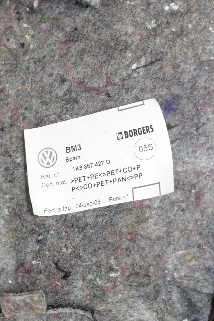 Volkswagen Scirocco (2008 - 2014) 1K8867427D Боковая обшивка багажника — фото 9