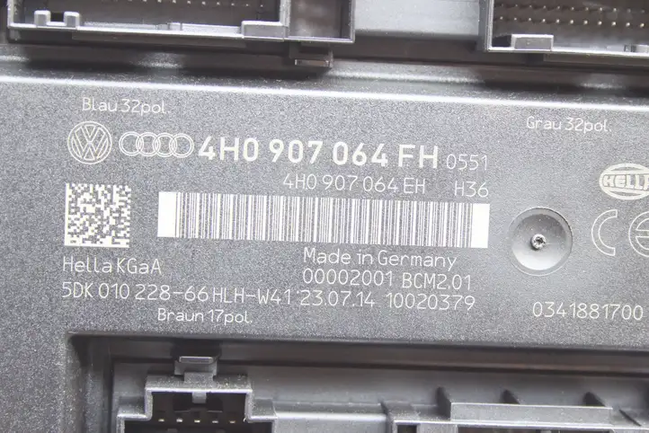 Audi A6 C7 (2011 - 2014) 4H0907064FH Модуль управления кузовом (BCM) — фото 4