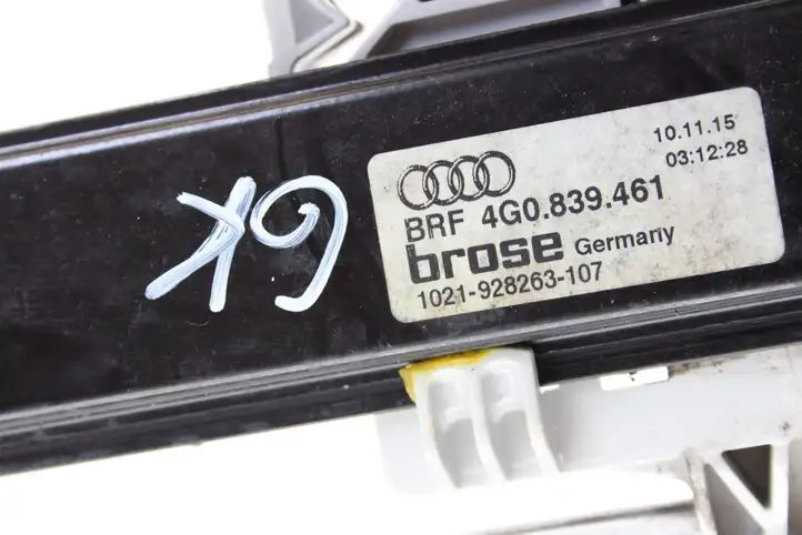 Audi A6 C7 (2014 - 2018) 4G0839461 Стеклоподъемник передней двери (комплект) — фото 4